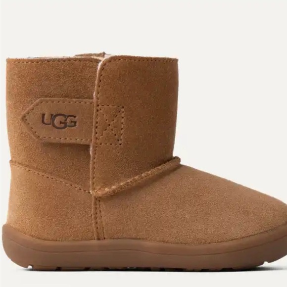 UGG Kids Brown Suede Boots - Picture 1 of 5